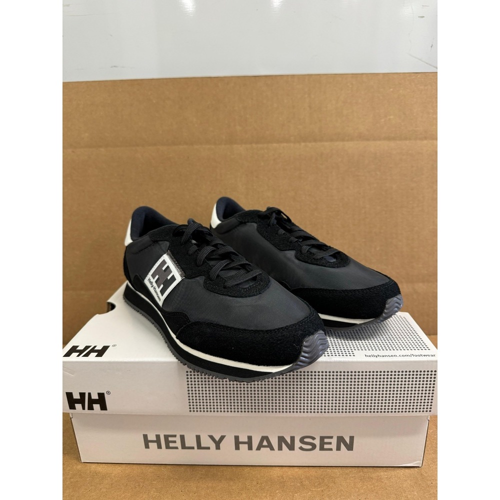 Helly Hansen Ripples Low-Cut Sneaker Black Phantom Off-White Mens Size 7.5 US